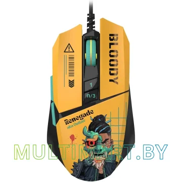 Игровая мышь A4Tech Bloody W63 Max Renegade (желтый)